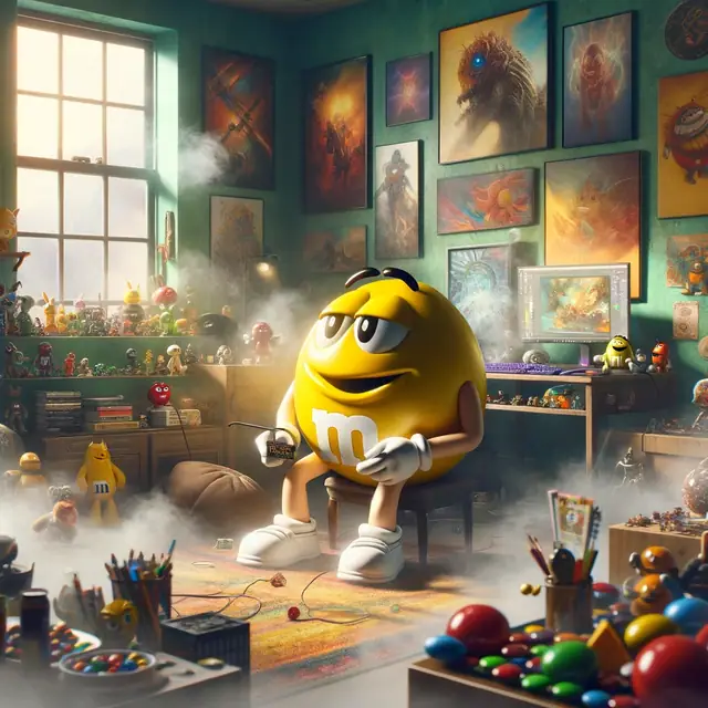 smokey room
