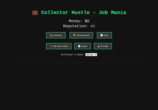Screenshot of Retro Clicker