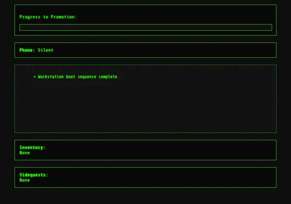 Screenshot of Corporate Onboarding Sim